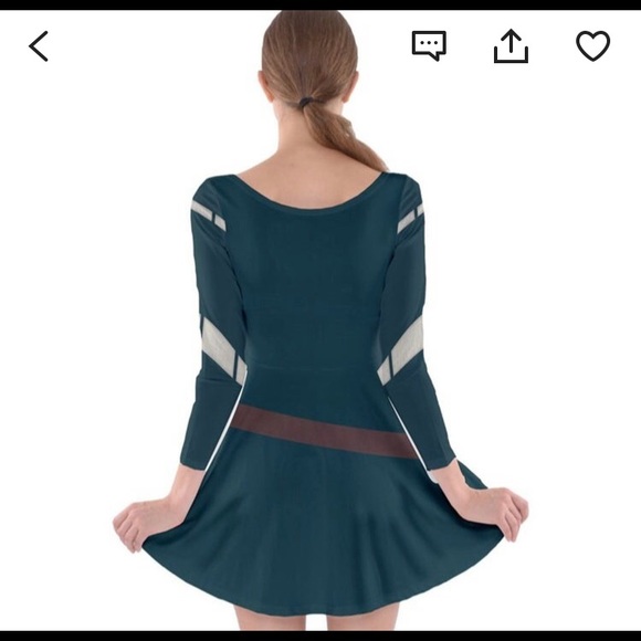 Merida Skater Dress & Bow & Arrow Set (Women’s Large) - Picture 2 of 4